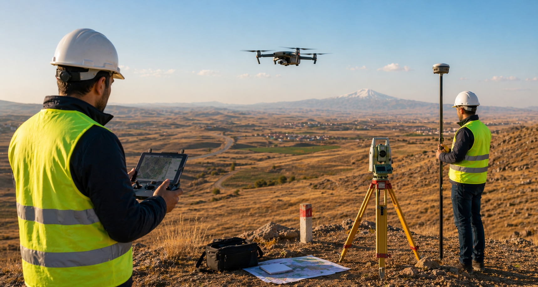Aksaray drone ile haritalama, fotogrametri ve 3D arazi modelleme